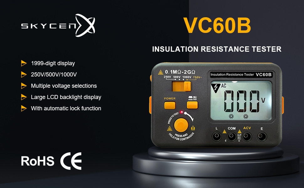 VC60B Insulation Resistance Tester