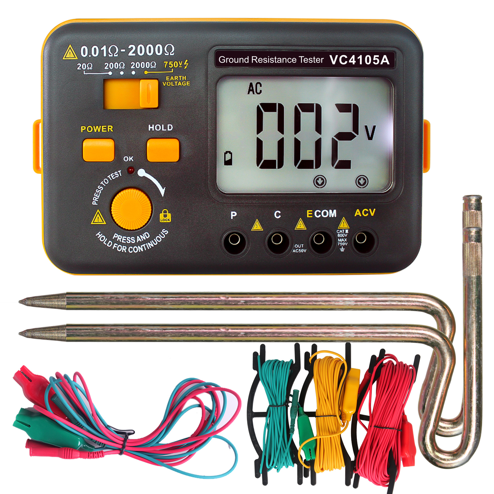 VC4105A Earth Resisitence Tester