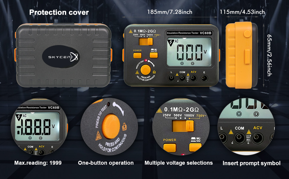 VC60B Insulation Resistance Tester