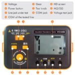VC60B Digital Insulation Resistance Tester