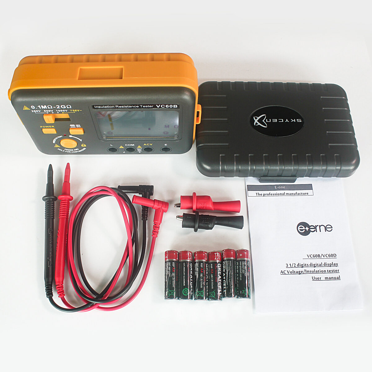 VC60B Digital Insulation Resistance Tester