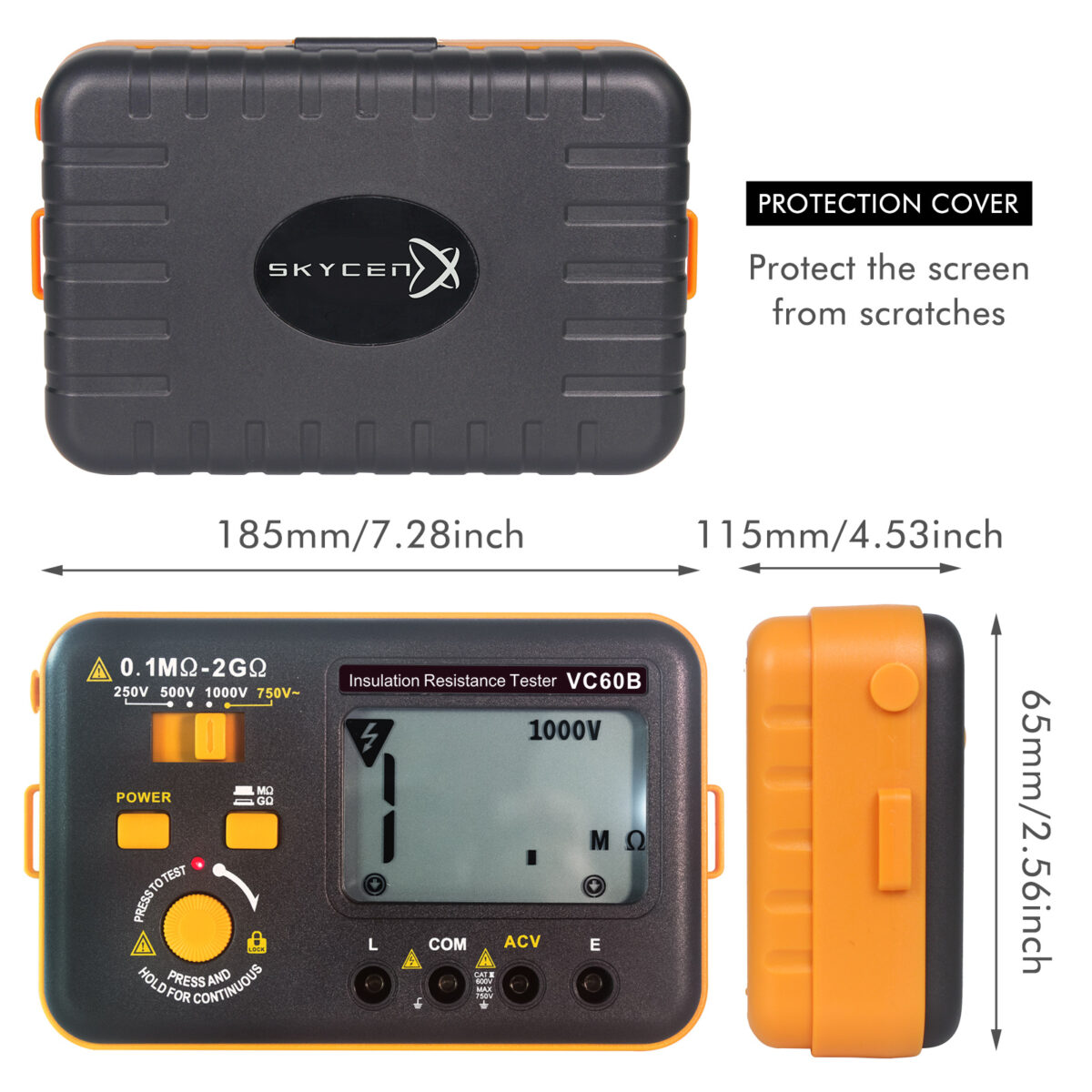 VC60B Digital Insulation Resistance Tester