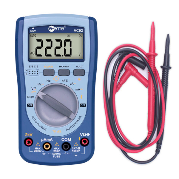 VC92 Fully Protected Overload-Proof Digital Multimeter