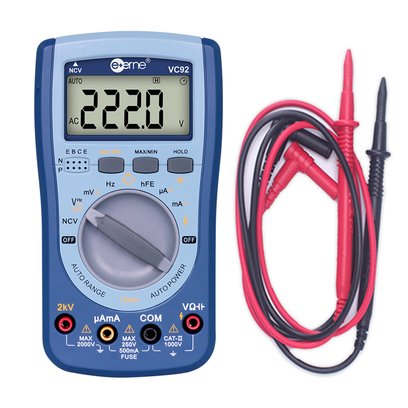 VC92 Fully Protected Overload-Proof Digital Multimeter