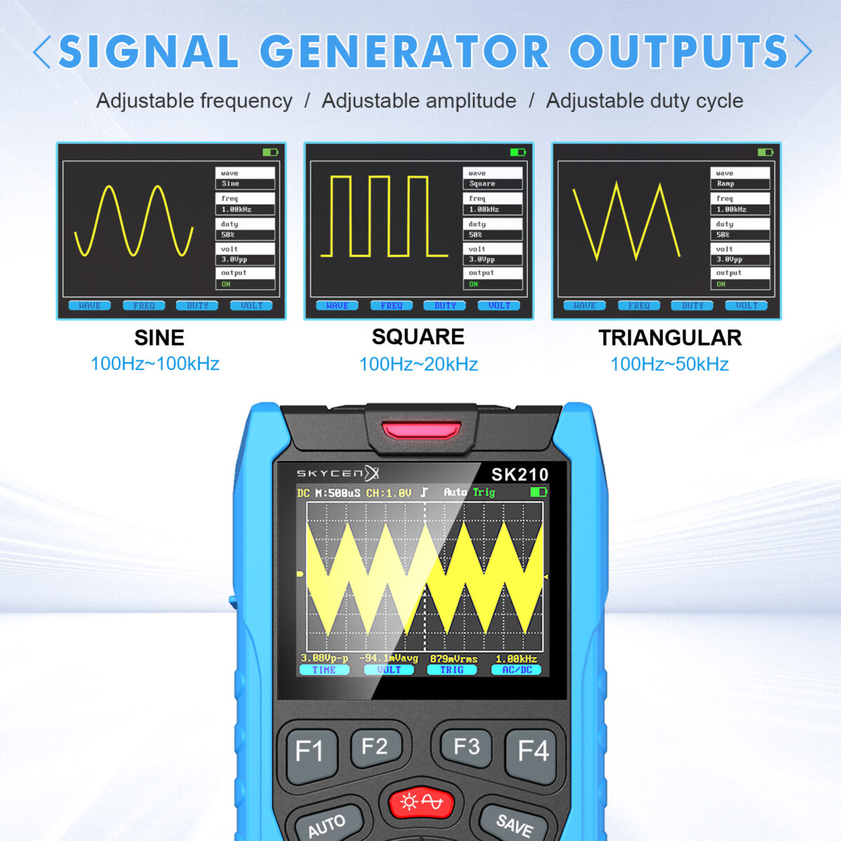 SK210 Digital Oscilloscope Multimeter